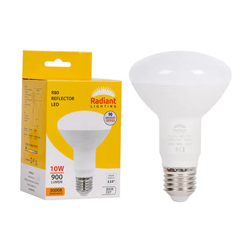 Radiant LED Globe R80 Reflector 10w E27 3000K N - image 01