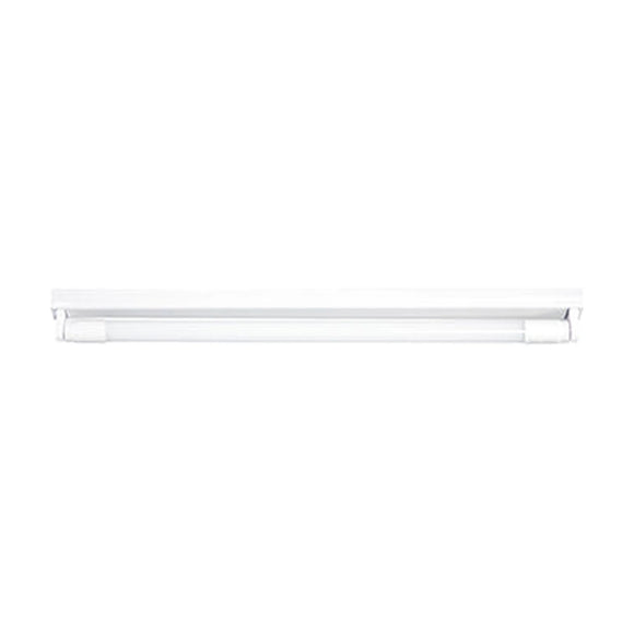 Radiant 2Ft Single Eco Open Channel Fitting Wired For LED T8 1X9W 620mm - image 01