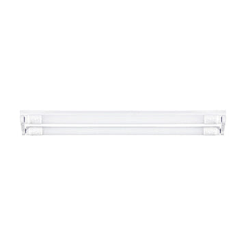 Radiant 2Ft Double Eco Open Channel Fitting Wired For LED T8 2X9W 620mm - image 01