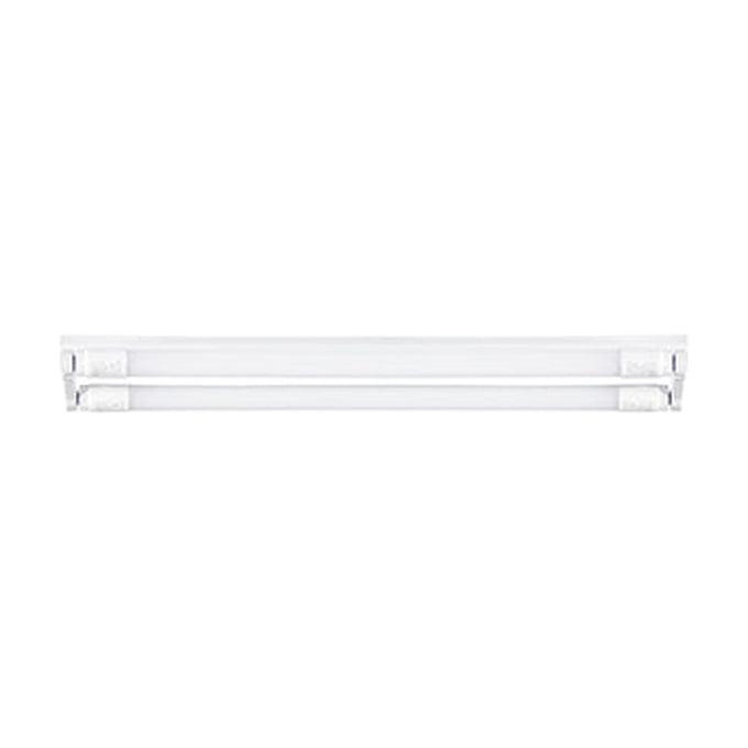 Radiant 2Ft Double Eco Open Channel Fitting Wired For LED T8 2X9W 620mm - image 01