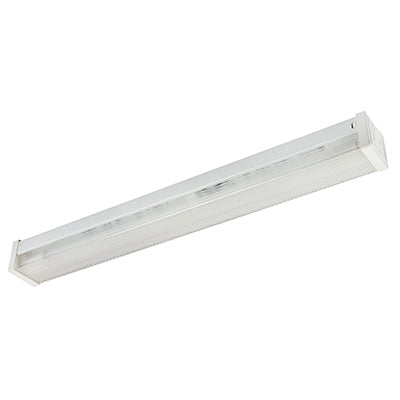 Radiant 2Ft Single Closed Channel Fitting Prismatic T8 Wired For LED in Electrical & Lighting, Interior Lighting, Lighting