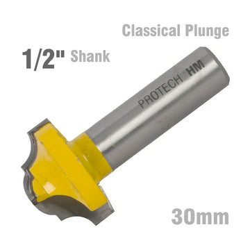 Pro-Tech Classical Plunge Cutting 30mm 1/2' Shank - image 01