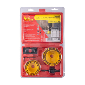 Tork Craft Downlighter Installers Kit 9pce In Case - image 01