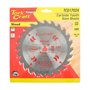 Tork Craft Blade TCT 170 X 24t 20/16 General Purpose Rip - image 01