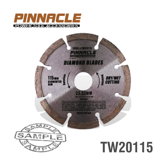 Pinnacle Segmented Diamond Blade 115mm x 22.22mm - image 01