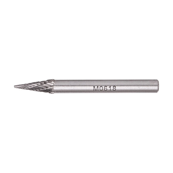 Tork Craft Rotary Burr Tungsten 6x18x6mm Conical Straight - image 01