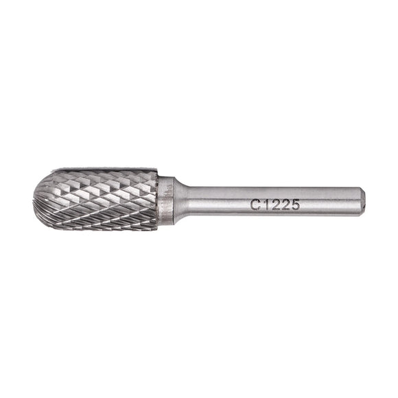 Tork Craft Rotary Burr Tungsten 12x25x6mm Round Point - image 01