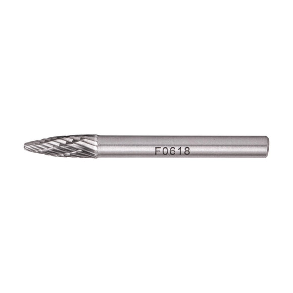 Tork Craft Rotary Burr Tungsten 6x18x6mm Round Point - image 01