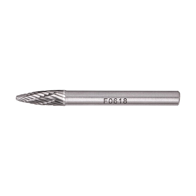 Tork Craft Rotary Burr Tungsten 6x18x6mm Round Point - image 01