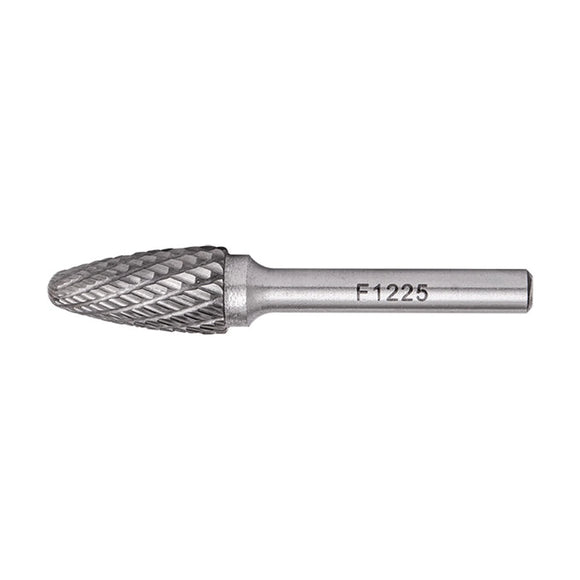 Tork Craft Rotary Burr Tungsten 12x25x6mm Conical Round Point - image 01