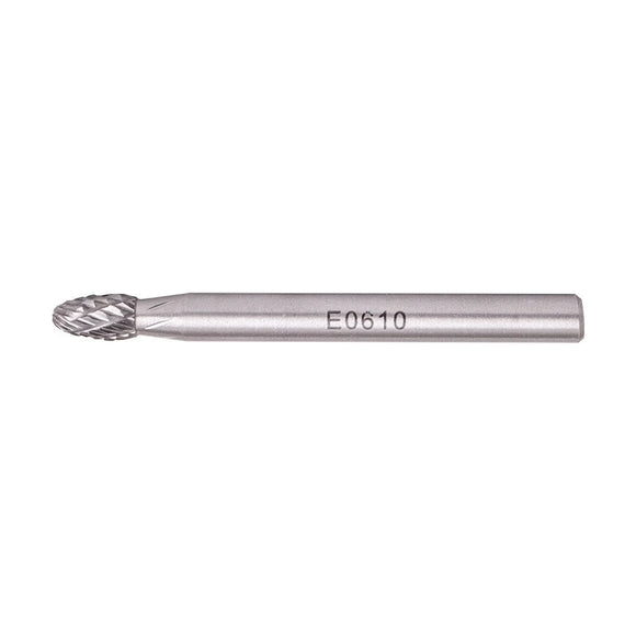 Tork Craft Rotary Burr Tungsten 6x10x6mm Rounded - image 01
