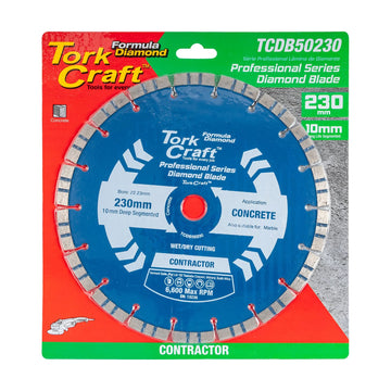 Tork Craft Diamond Blade Turbo-Segmented 230x22.23mm - image 01