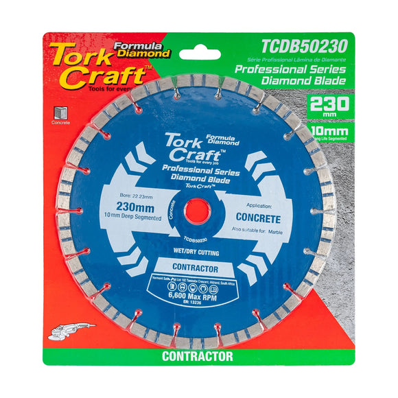 Tork Craft Diamond Blade Turbo-Segmented 230x22.23mm - image 01