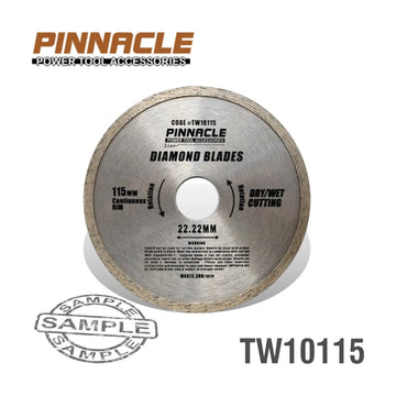 Pinnacle Continuous Rim Diamond Blade 115mm x 22.22mm - image 01