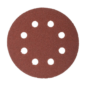 Tork Craft Sanding Disc 115mm 60 Grit With Holes 10 Pack Hook And Loop - image 01