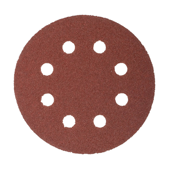 Tork Craft Sanding Disc 115mm 60 Grit With Holes 10 Pack Hook And Loop - image 01