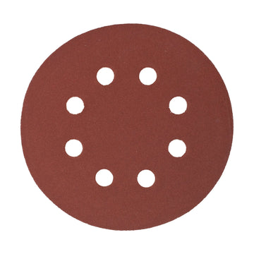 Tork Craft Sanding Disc 125mm 240 Grit With Holes 10 Pack Hook And Loop - image 01