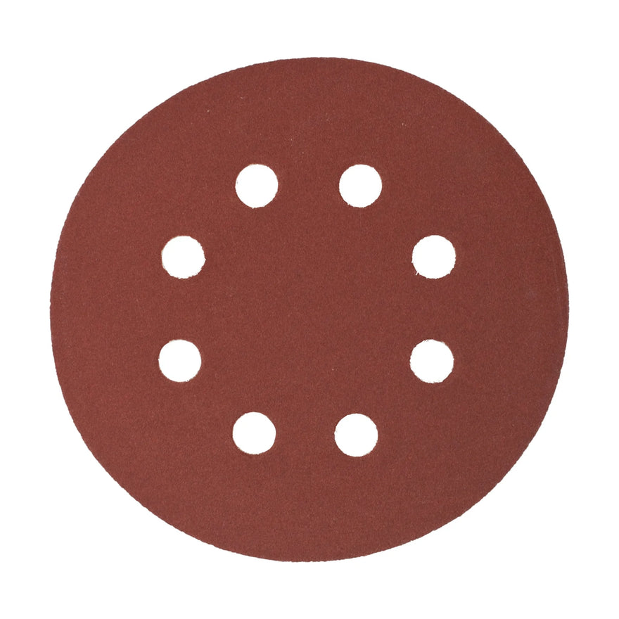 Tork Craft Sanding Disc 125mm 240 Grit With Holes 10 Pack Hook And Loop - image 01