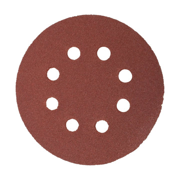 Tork Craft Sanding Disc 125mm 60 Grit With Holes 10 Pack Hook And Loop - image 01