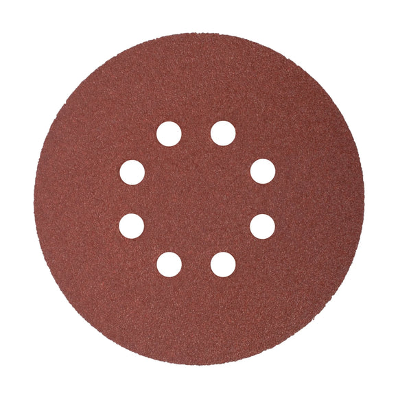 Tork Craft Sanding Disc 150mm 60 Grit With Holes 10 Pack Hook And Loop - image 01