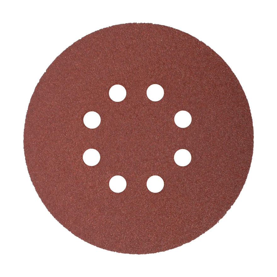 Tork Craft Sanding Disc 150mm 60 Grit With Holes 10 Pack Hook And Loop - image 01