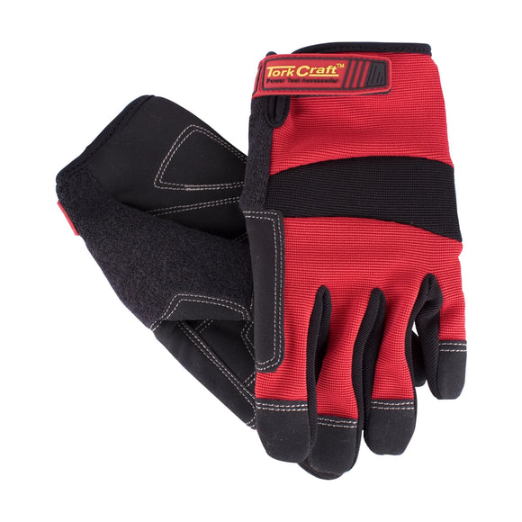 Tork Craft Work Glove Small- All Purpose Red With Touch Finger - image 01