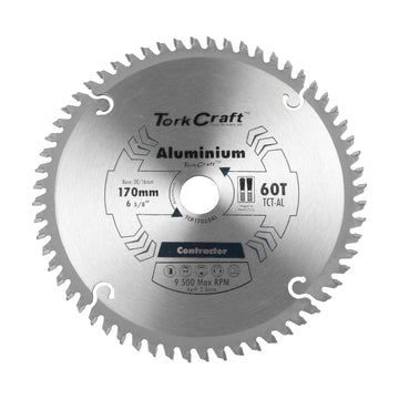 Tork Craft Blade Contractor Alum 170 X 60t 20/16 Circular Saw TCT - image 01
