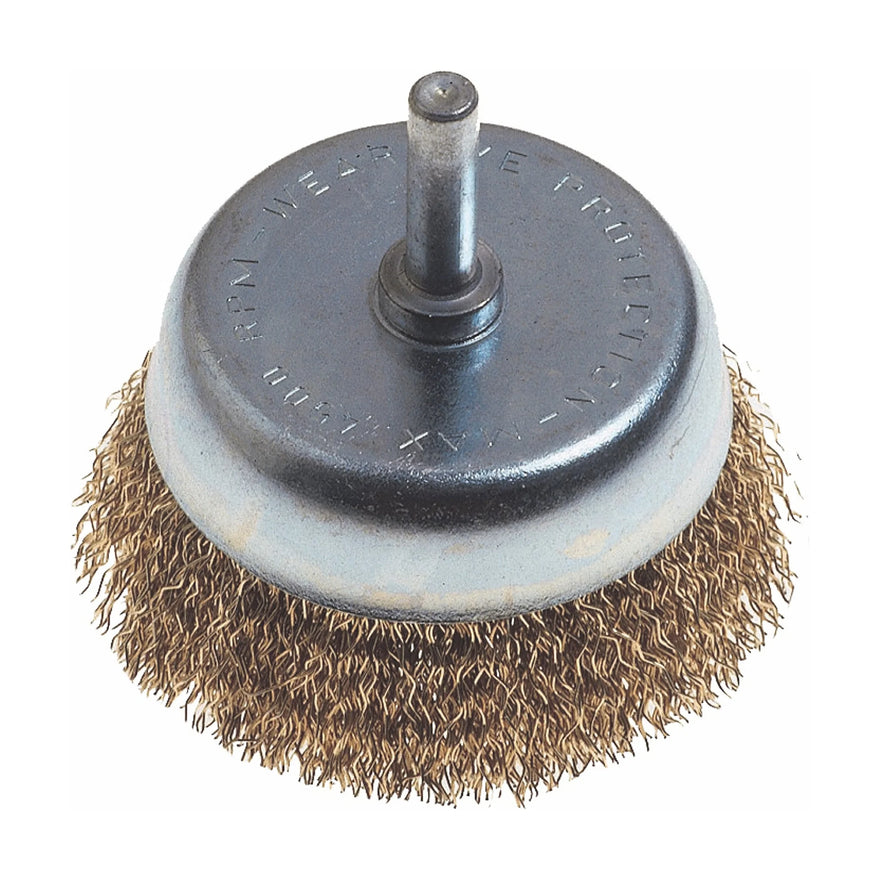 Tork Craft Wire Cup Brush 63mm X 6mm Shaft Blister - image 01
