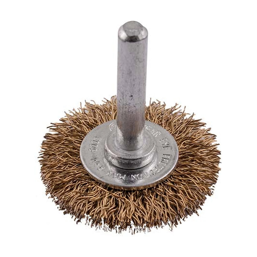 Tork Craft Wire Wheel Brush 38mm X 6mm Shaft Blister - image 01