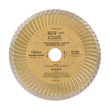 Tork Craft Diamond Blade 180x22.22mm Turbo Wave - image 01