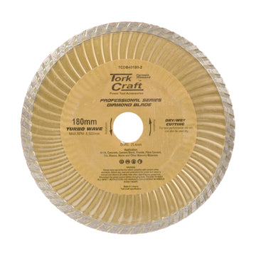 Tork Craft Diamond Blade 180x25.4mm Turbo Wave - image 01