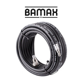 Bamax Rubber Air Hose 10mmx10M with Quick Couplers - image 01