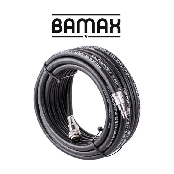 Bamax Rubber Air Hose 10mmx10M with Quick Couplers - image 01