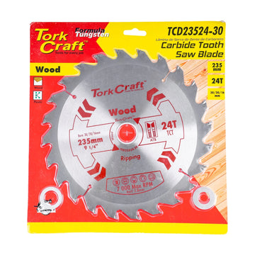 Tork Craft Blade TCT 235 X 24t 30/20/16 General Purpose Rip - image 01