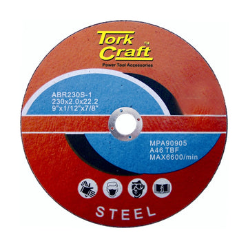 Tork Craft Cutting Disc For Steel 230 X 2.0 X 22.22mm - image 01