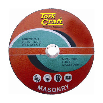 Tork Craft Cutting Disc Masonry 230 X 2.0 X 22.22mm - image 01