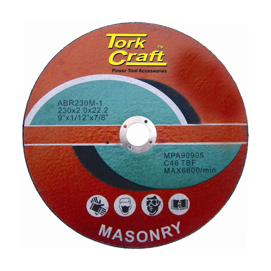 Tork Craft Cutting Disc Masonry 230 X 2.0 X 22.22mm - image 01