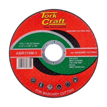 Tork Craft Cutting Disc Masonry 115 X 1.6 X 22.2mm - image 01