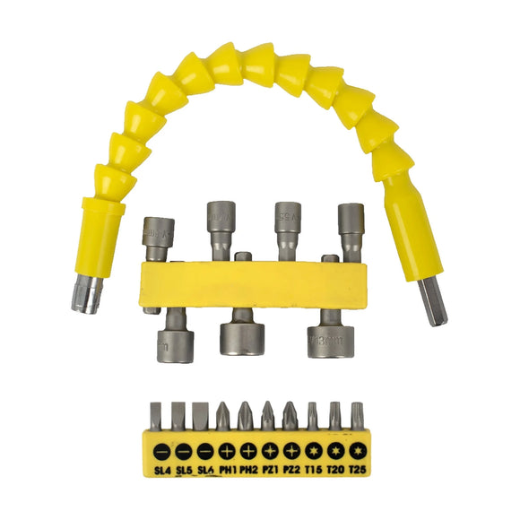 Tork Craft 18 Piece Flexible Shaft & Nutsetter Set - image 01