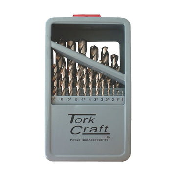 Tork Craft Drill Bit Set 25pce HSS Ground Bright Finish - image 01
