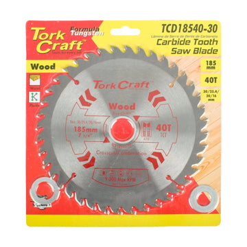 Tork Craft Blade TCT 185 X 40t 30/20/16/1 General Purpose Combination - image 01