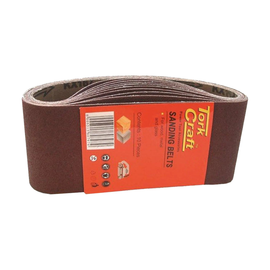 Tork Craft Sanding Belt 65 X 410mm 80 Grit 10 Pack - image 01