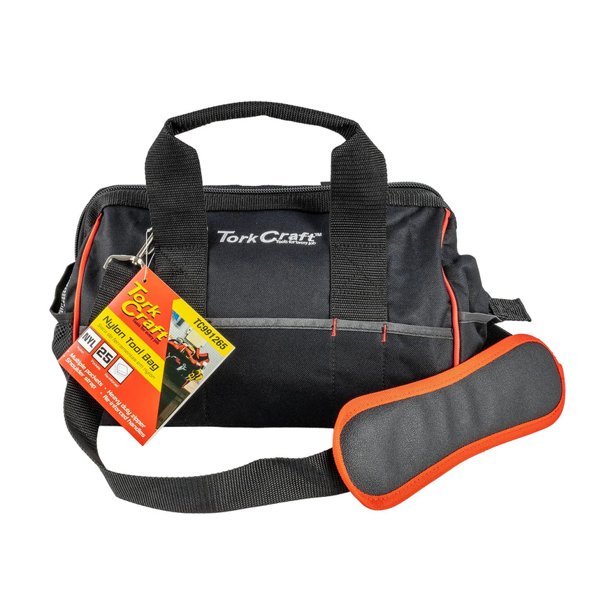 Tork Craft Tool Bag Nylon 25 Pocket 315x230x250mm - image 01