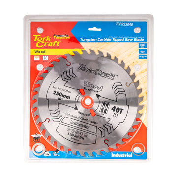 Tork Craft Blade TCT 250 X 40t 30/1/20 ATB Positive Profesional Industrial - image 01