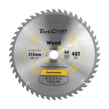 Tork Craft Blade Contractor 315mm X 48t 30mm Bore Circular Saw TCT - image 01
