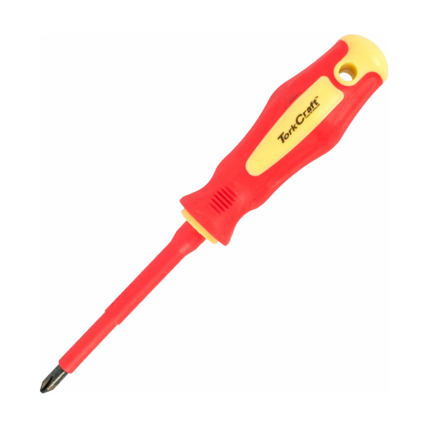 Tork Craft Screwdriver Insulated Philips no.2 X 100mm VDE - image 01