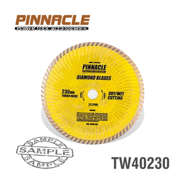 Pinnacle Turbo Wave Diamond Blade 230mm x 22.22mm - image 01