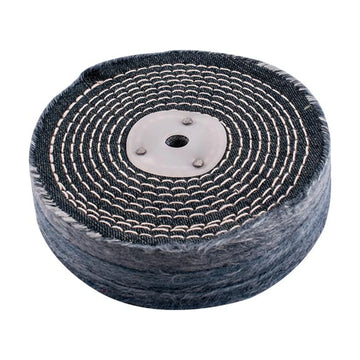 Tork Craft Colour Buff/ Mop 150mm X 3 Section X 30mm Thick 1/2' Hole - image 01