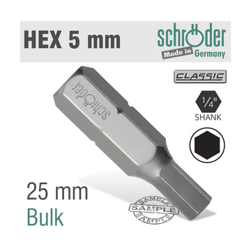 Schroder Hex/Allen Insert Bit 5mm - image 01
