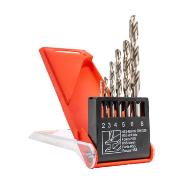 Tork Craft Drill Bit Set 6pc HSS Ground 2-8mm - image 01